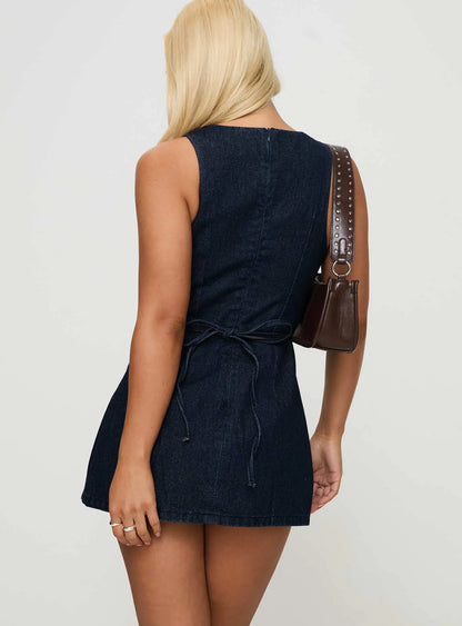 Luysiana Romper Denim